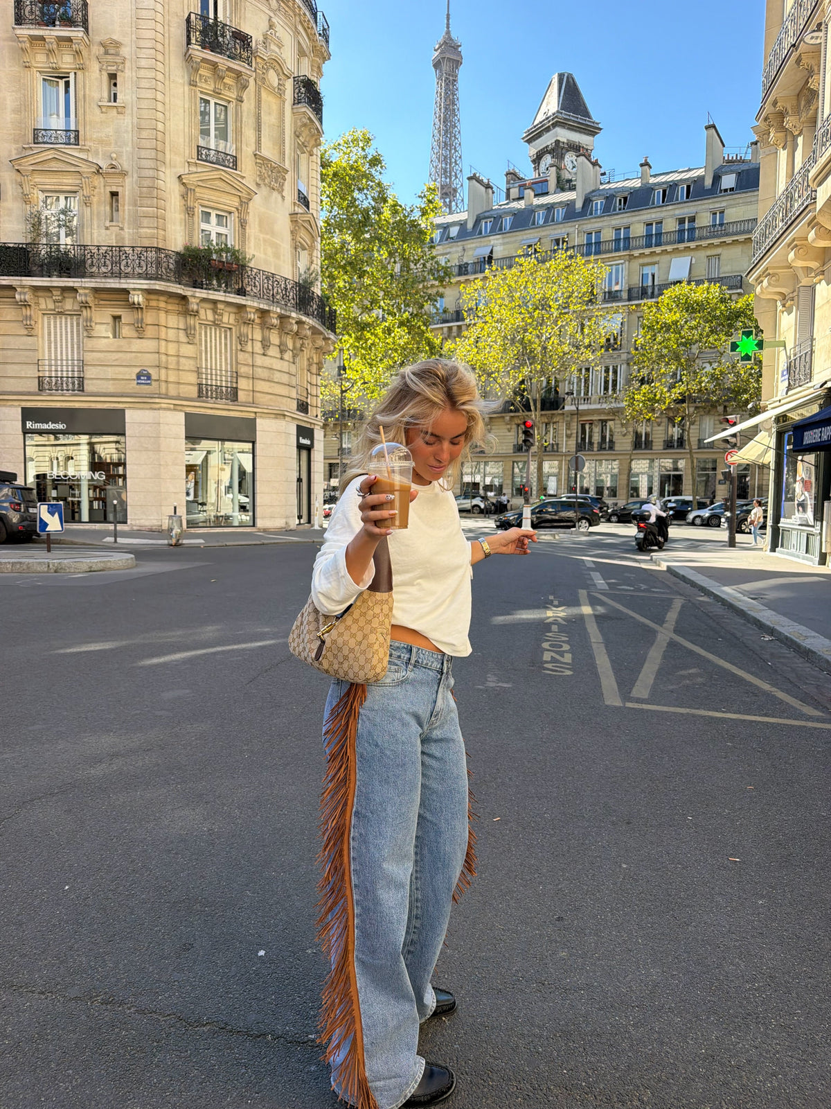Calça Jeans Noa com Franjas