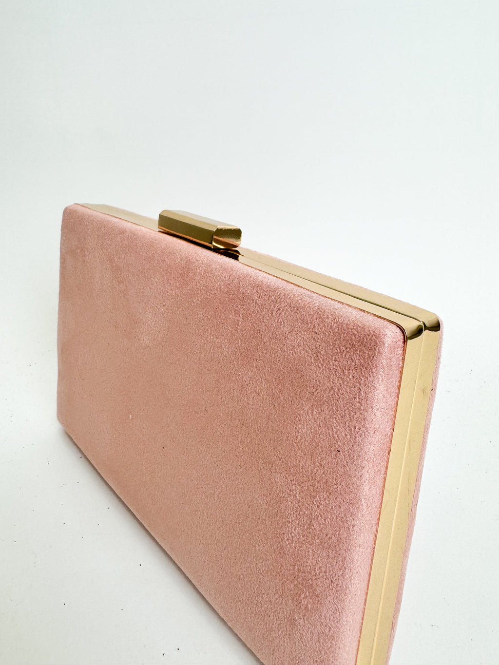 Clutch horizontal em rosa pálido
