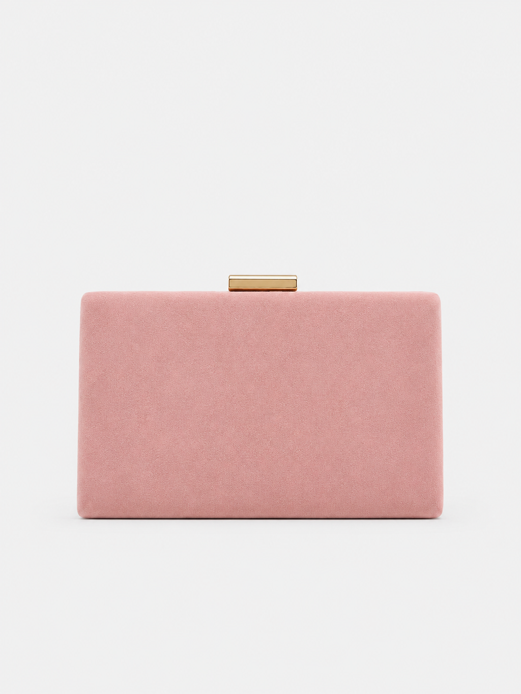 Clutch horizontal em rosa pálido