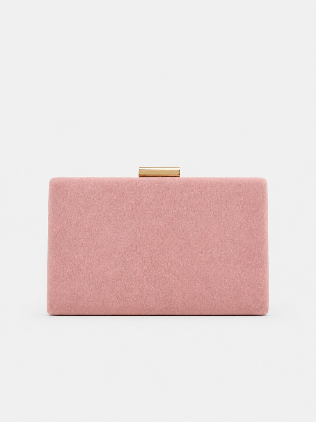Clutch horizontal em rosa pálido