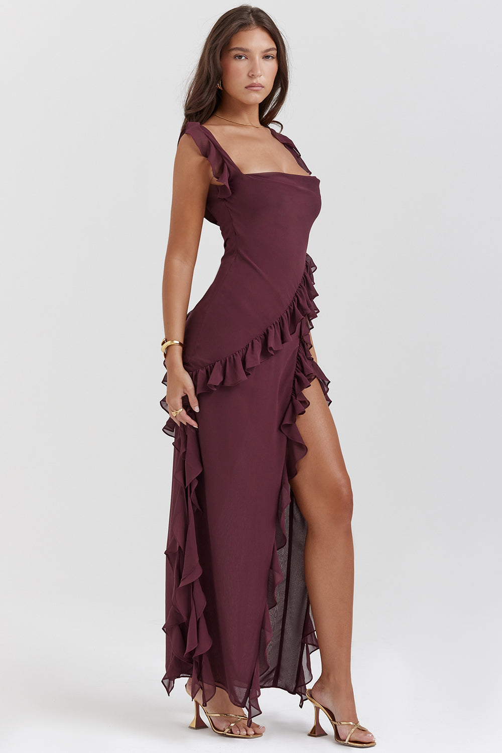 Alicia - Vestido com Babados e Charme