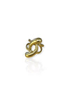 Anillo con gotas cruzadas dorado