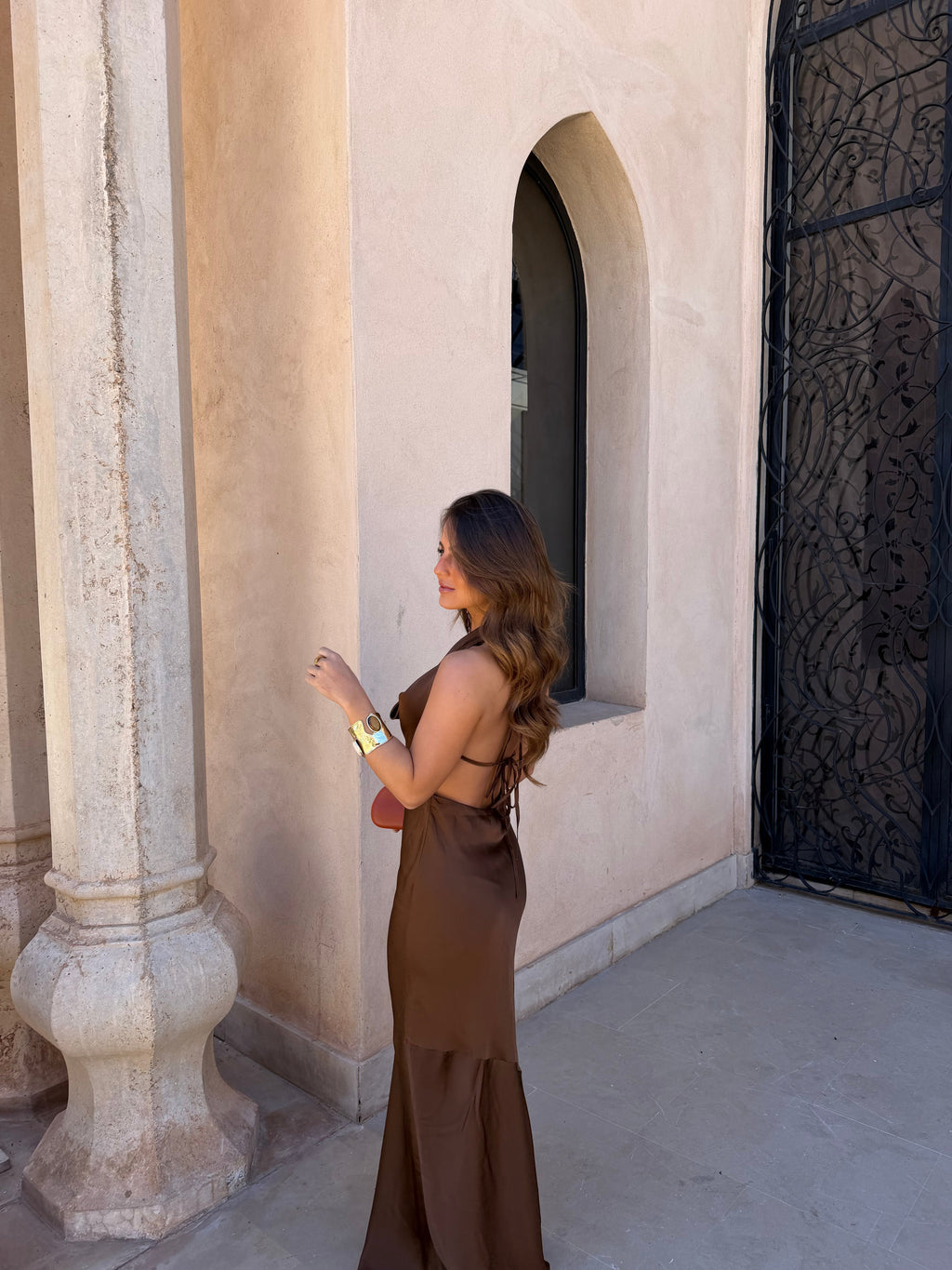 Denia / Vestido marrom