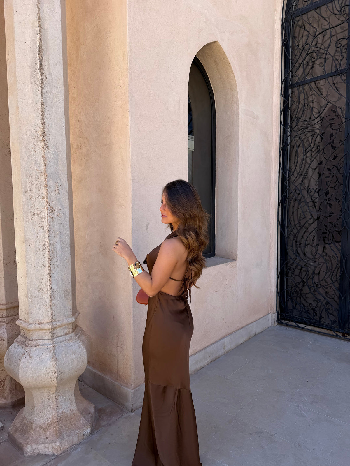 Denia / Vestido marrom