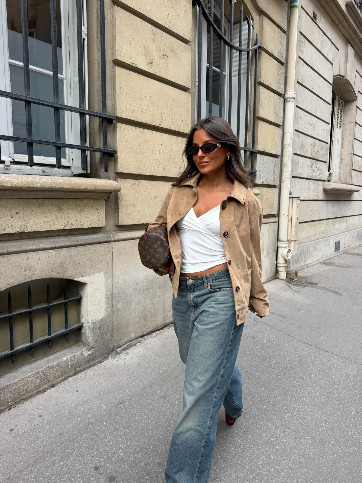Chaqueta con flecos Mathilde
