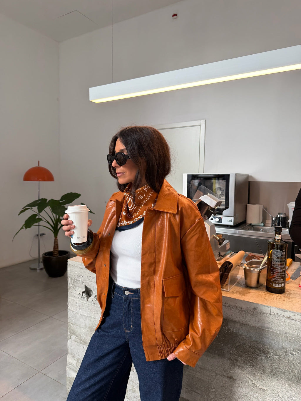 Chaqueta naranja Burnet