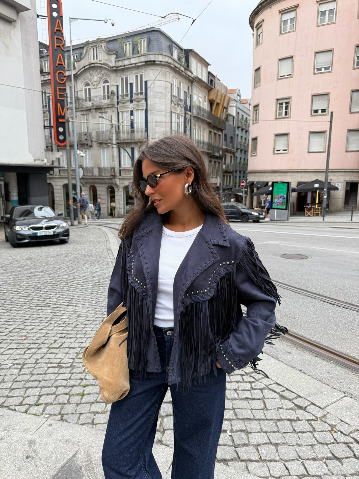 Tu chaqueta Moodboard en azul marino