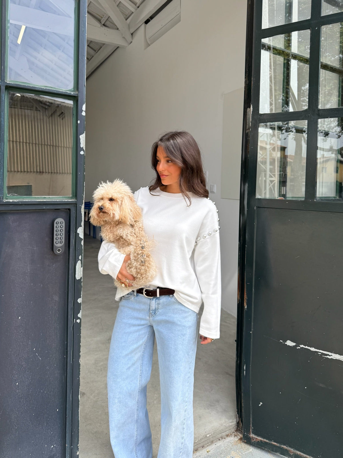 Calça Jeans de Cintura Baixa
