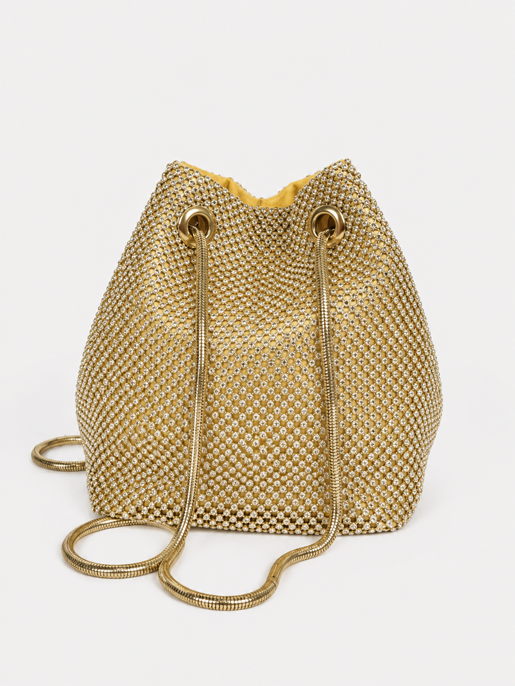 Bolsa de mão dourada para festas