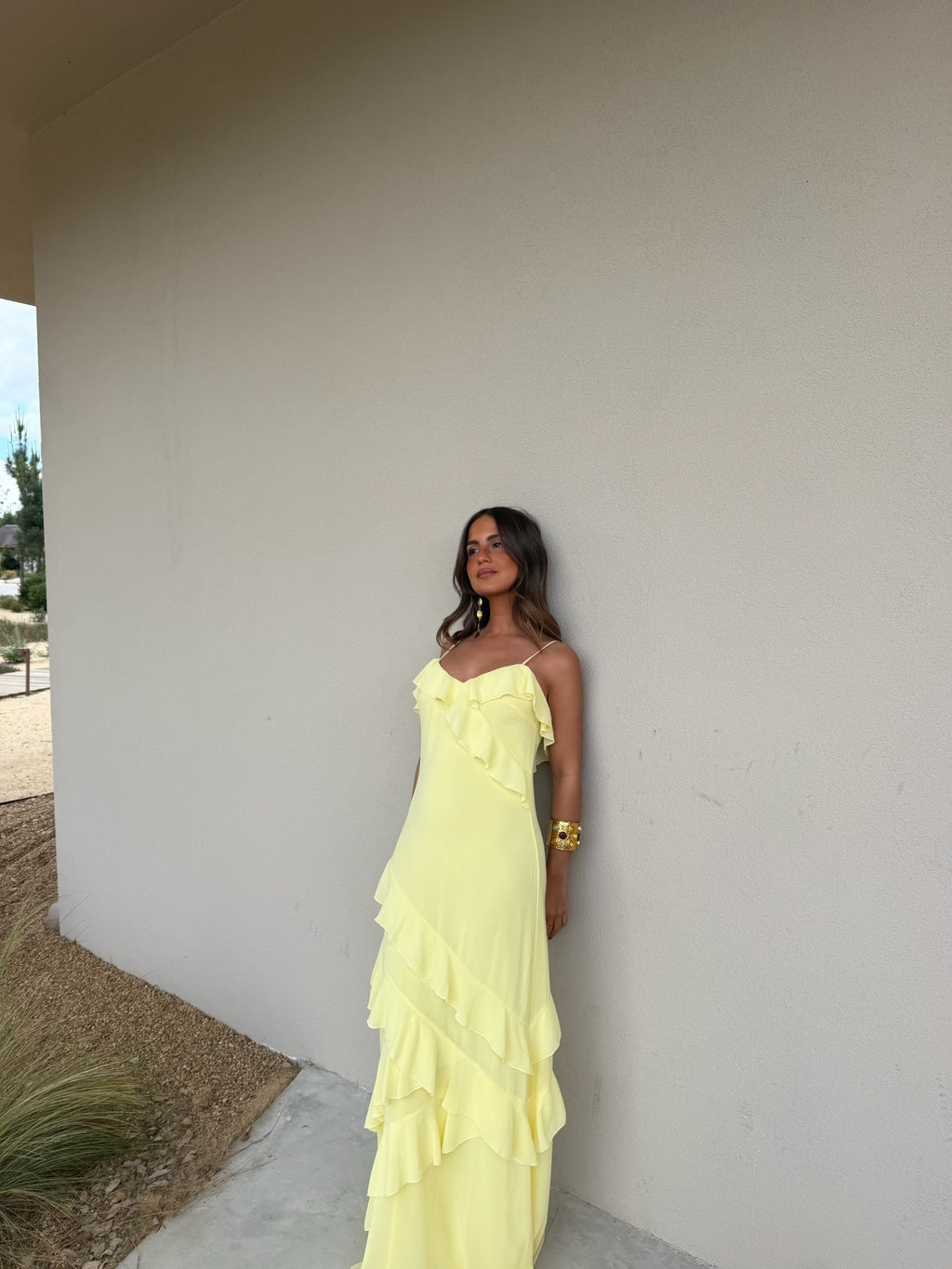 Vestido Dolce Vita Amarelo