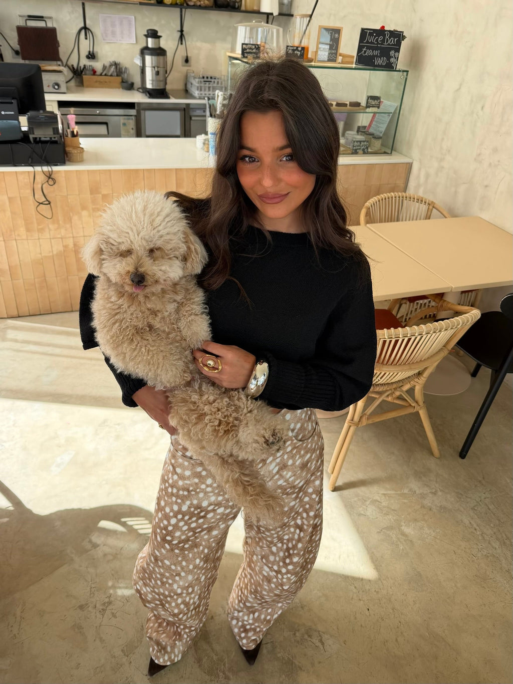 Calças balão com estampa Bambi - Envio de 19/10 a 23/10