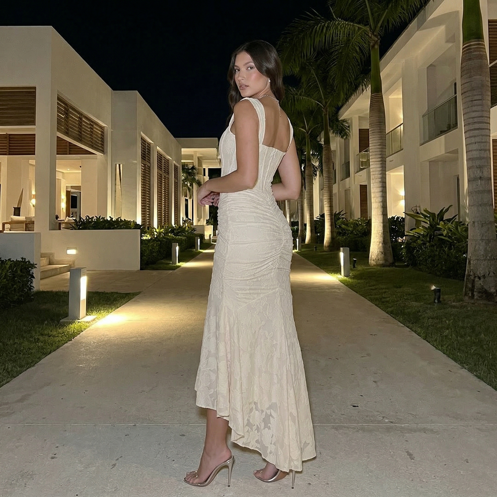 Vestido Marina™ | Elegância que Modela e Realça Sua Figura