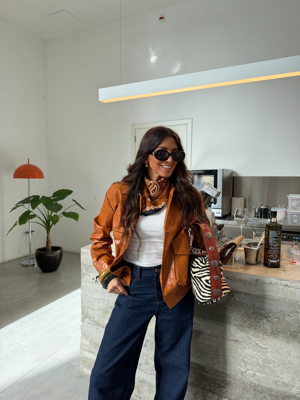 Chaqueta naranja Burnet