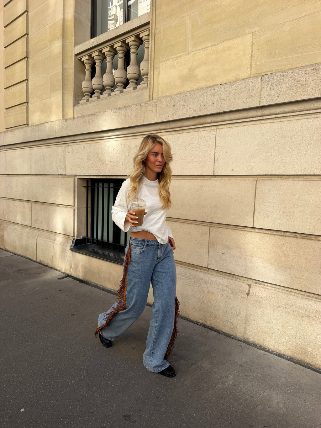 Calça Jeans Noa com Franjas