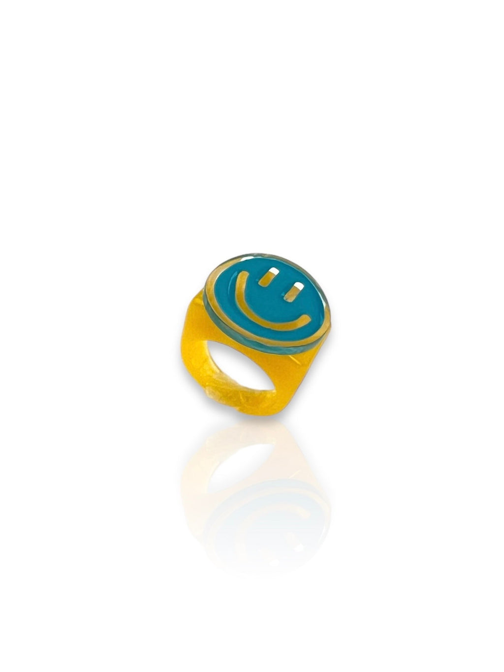 Anel Happy grande azul