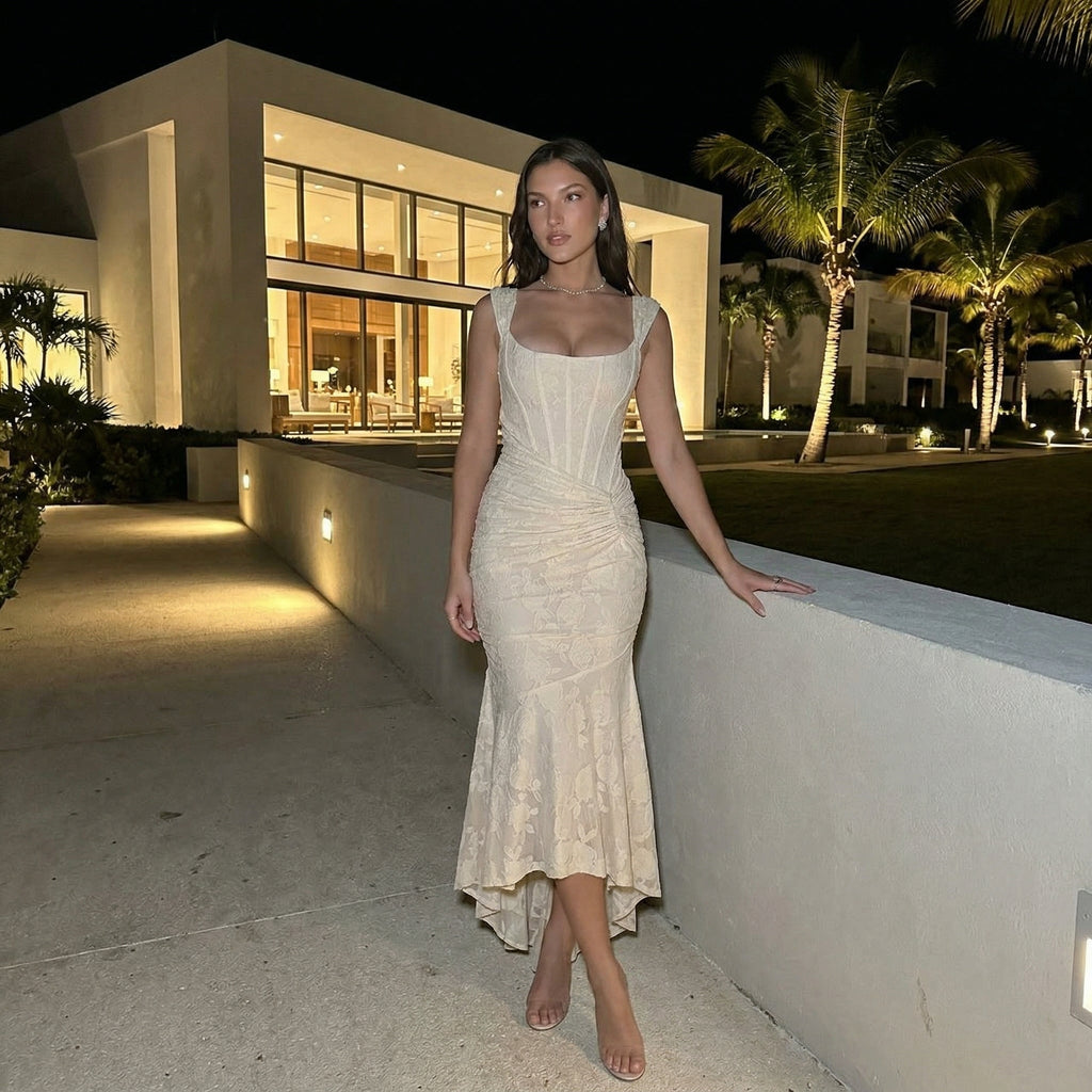 Vestido Marina™ | Elegância que Modela e Realça Sua Figura