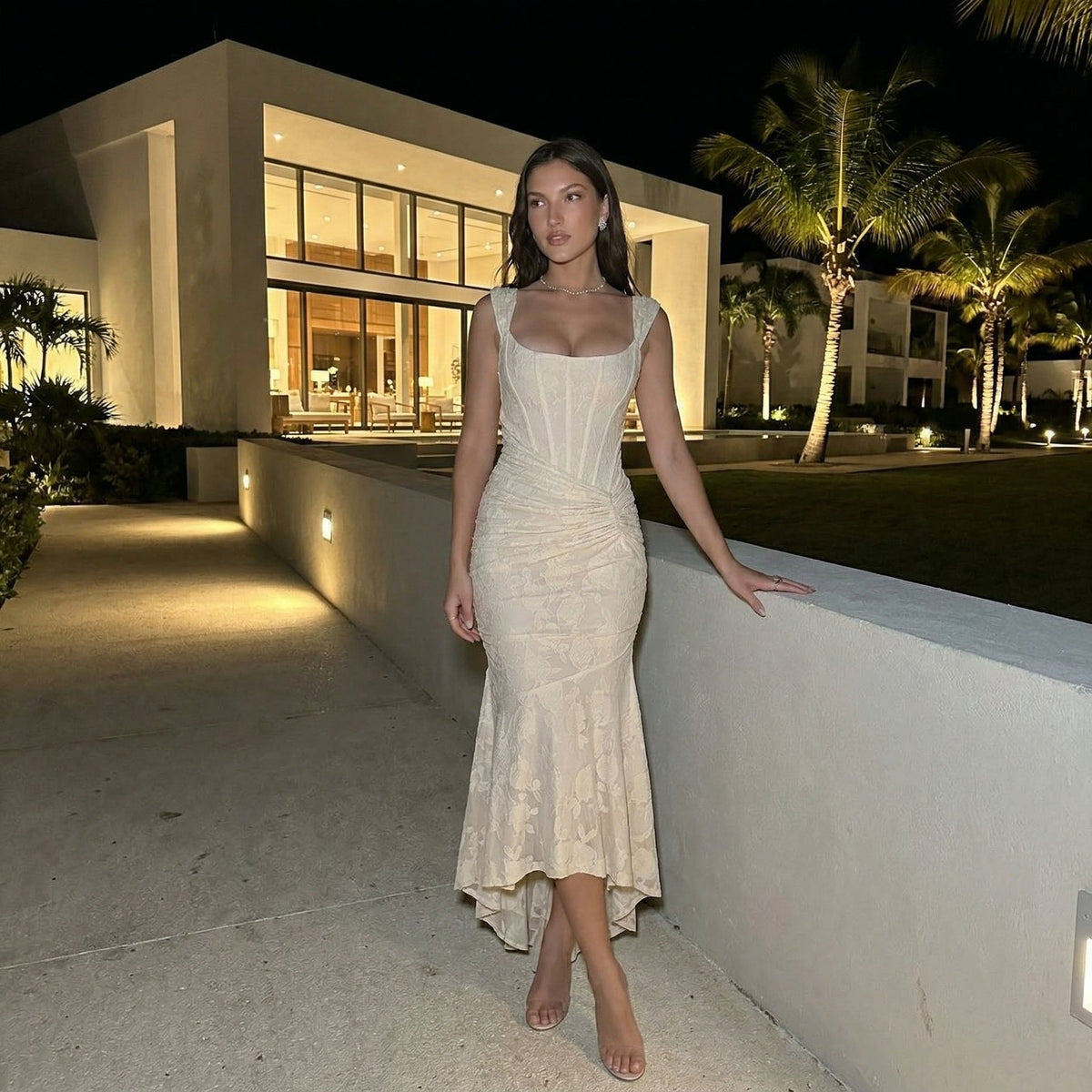 Vestido Marina™ | Elegância que Modela e Realça Sua Figura
