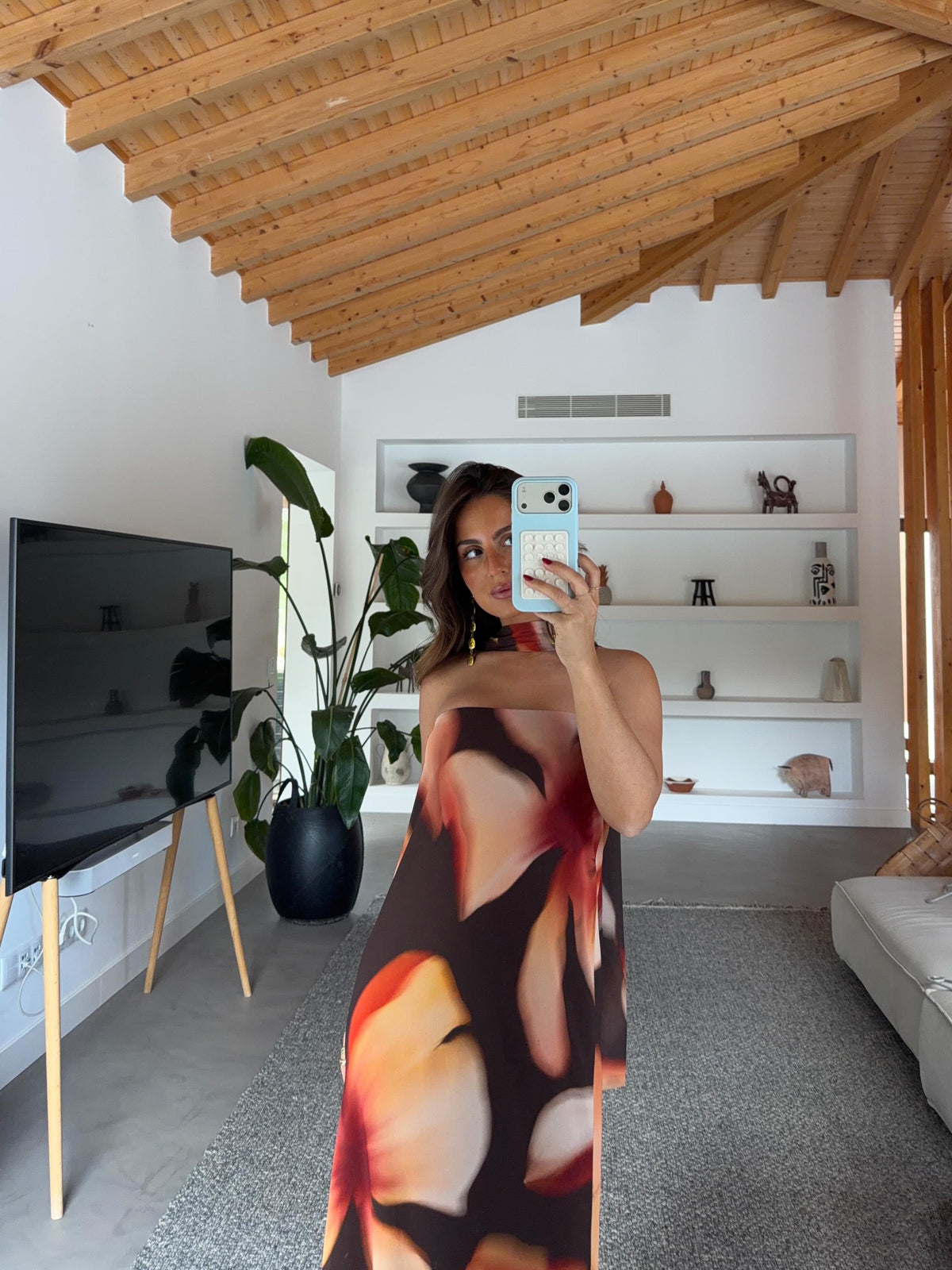 Carla / Vestido Marrom