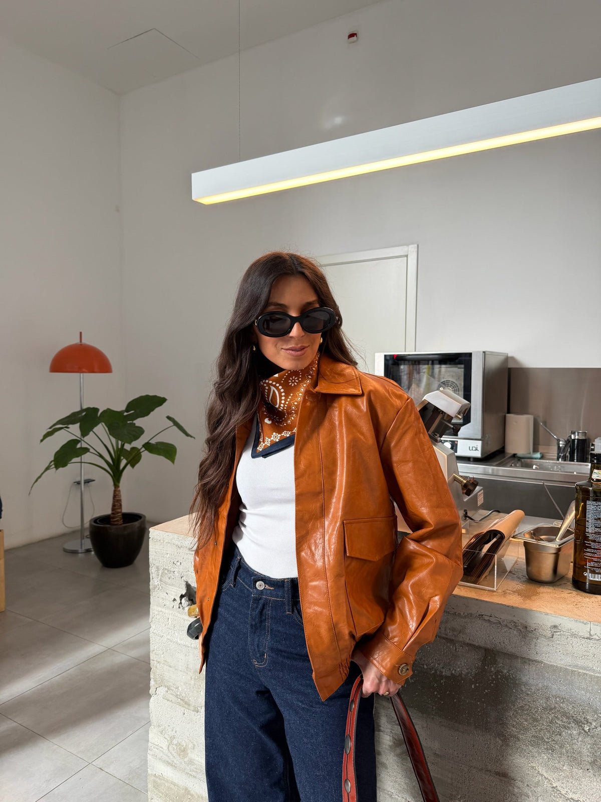 Chaqueta naranja Burnet