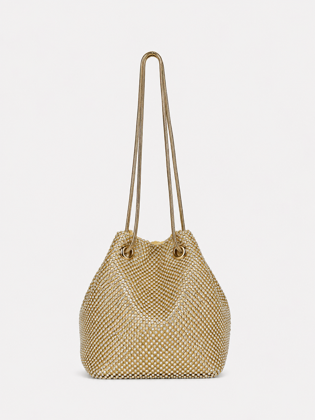 Bolsa de mão dourada para festas