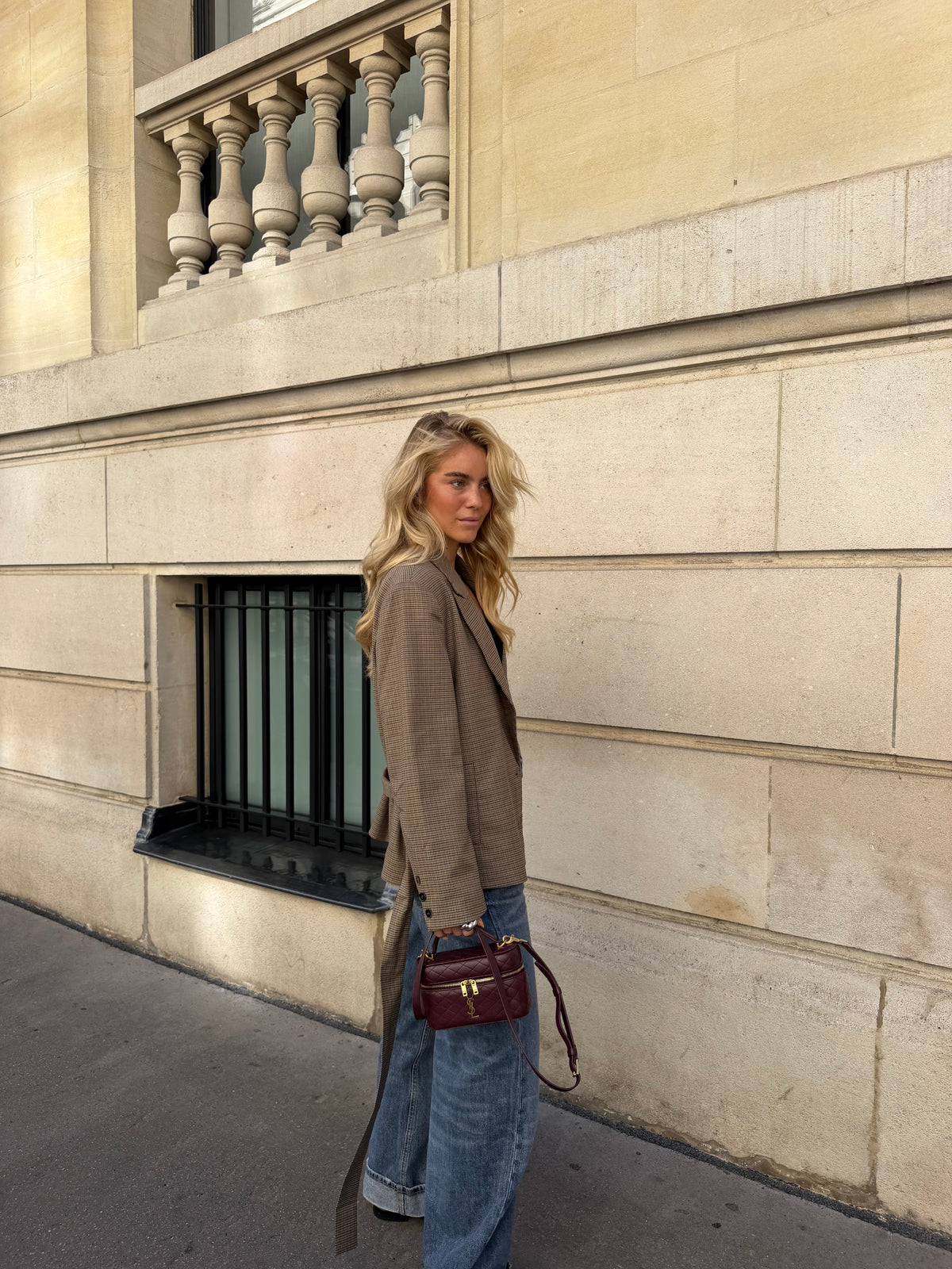 Blazer de cuadros Ella