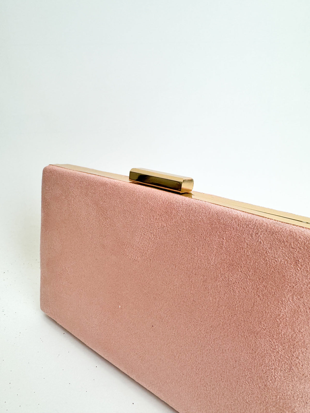 Clutch horizontal em rosa pálido