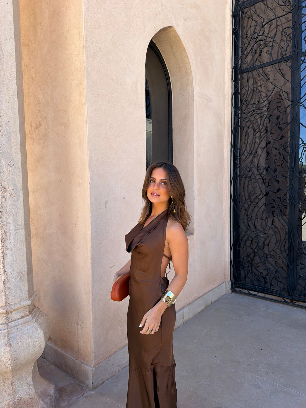 Denia / Vestido marrom