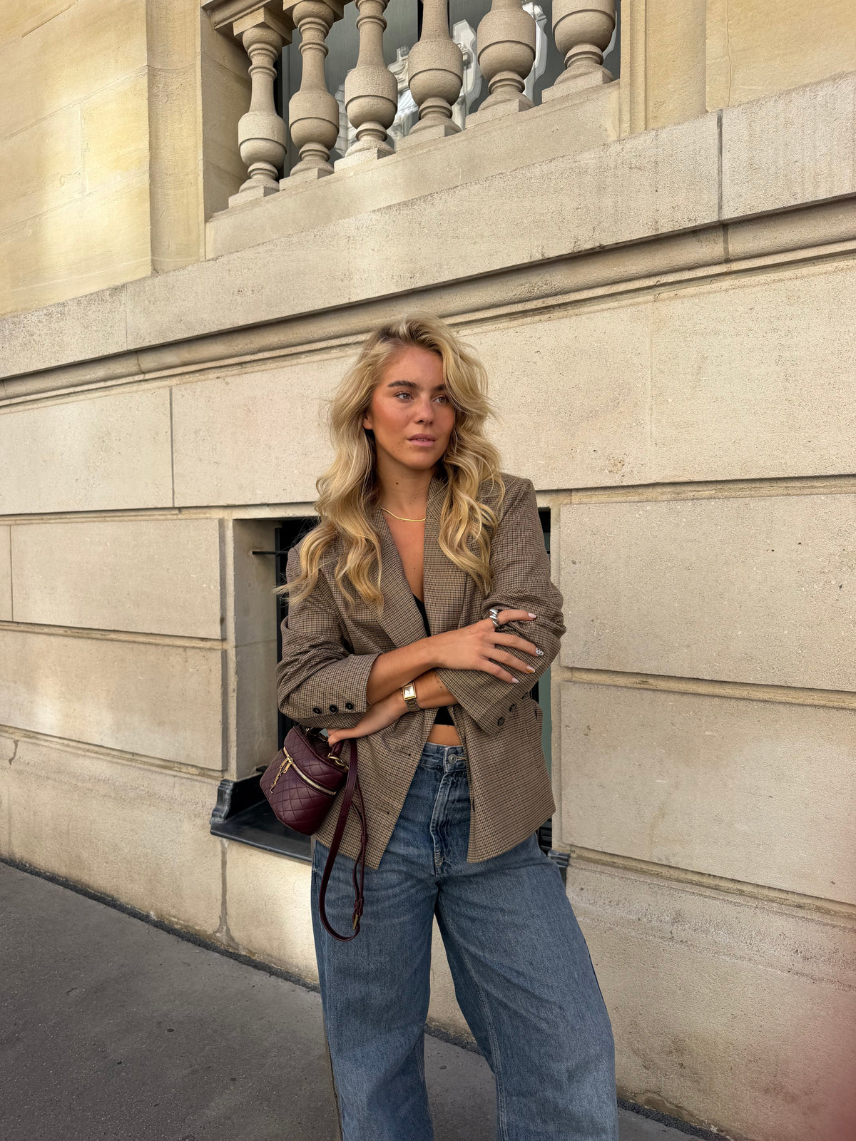Blazer de cuadros Ella