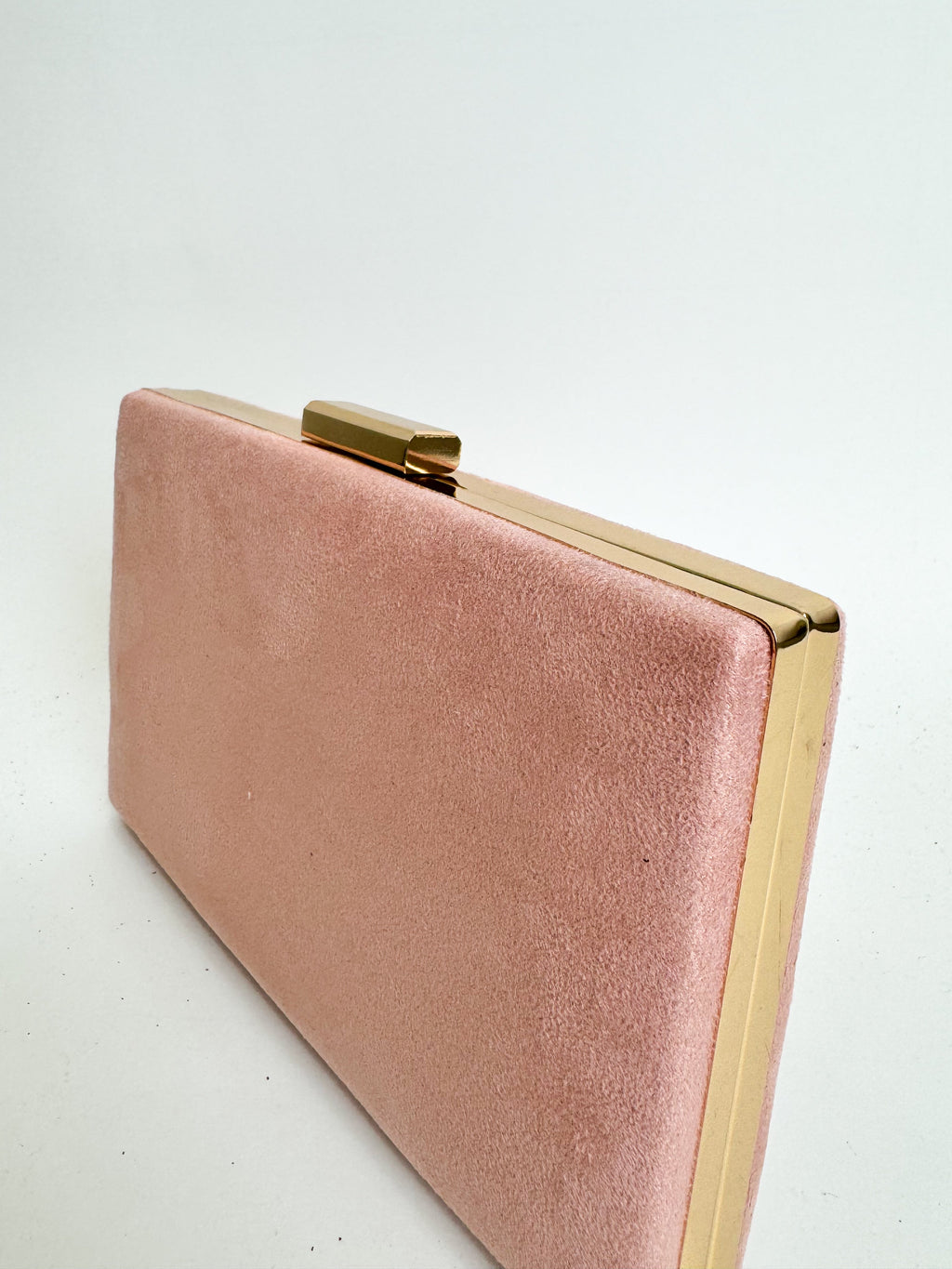 Clutch horizontal em rosa pálido