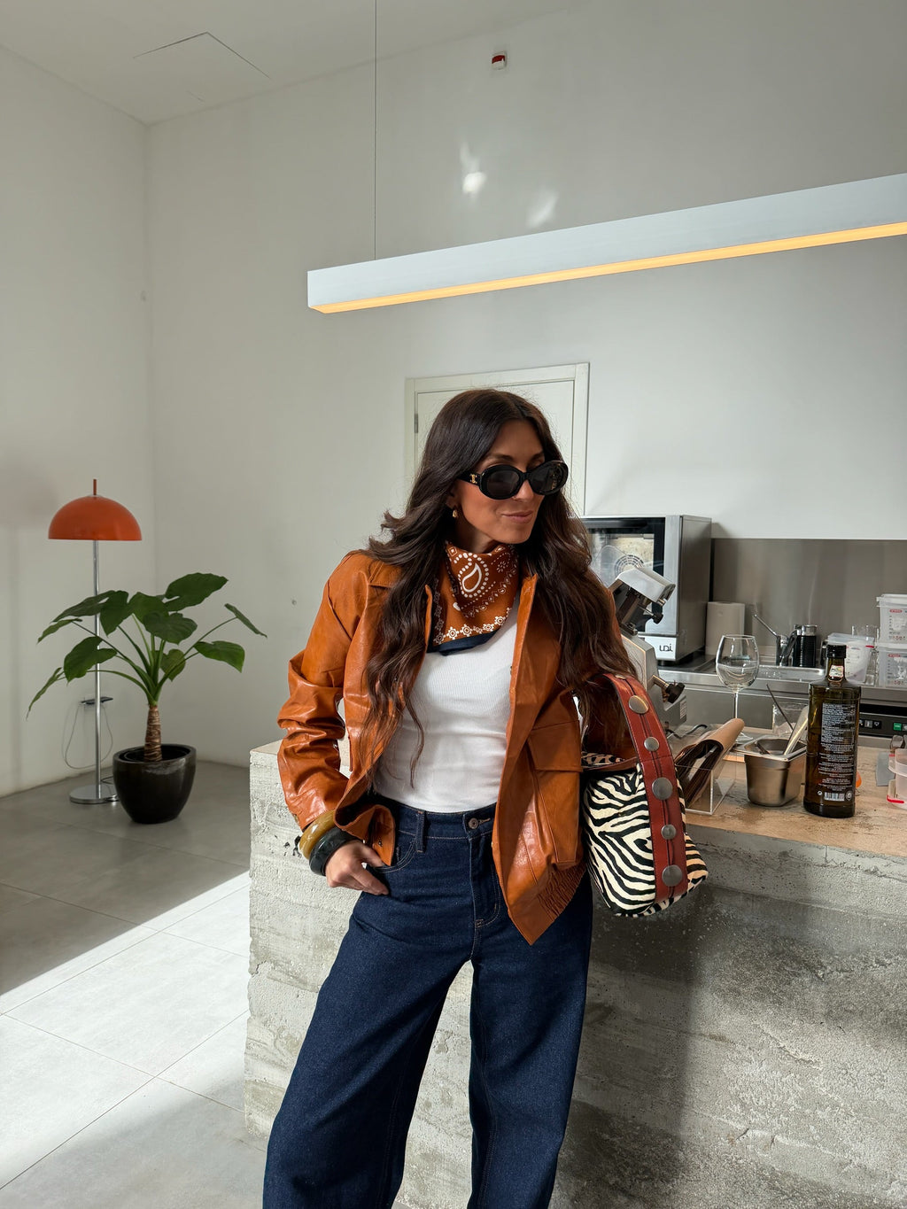 Chaqueta naranja Burnet