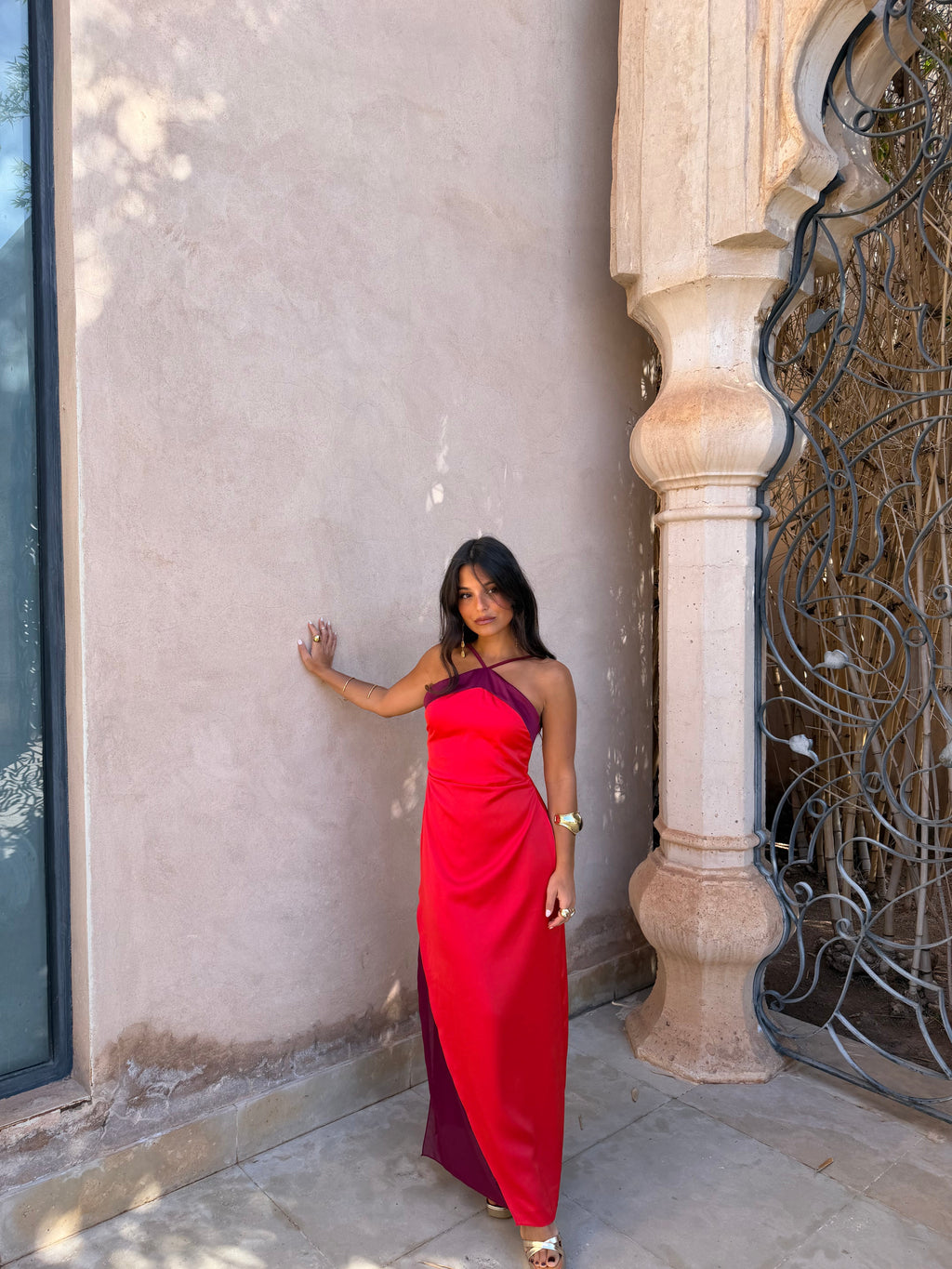 Vestido Oasis em vermelho