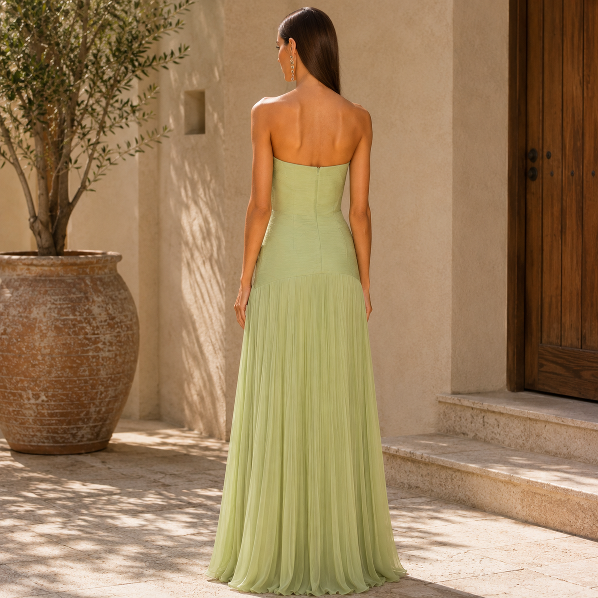 Almudena | Vestido que Estiliza com Delicadeza