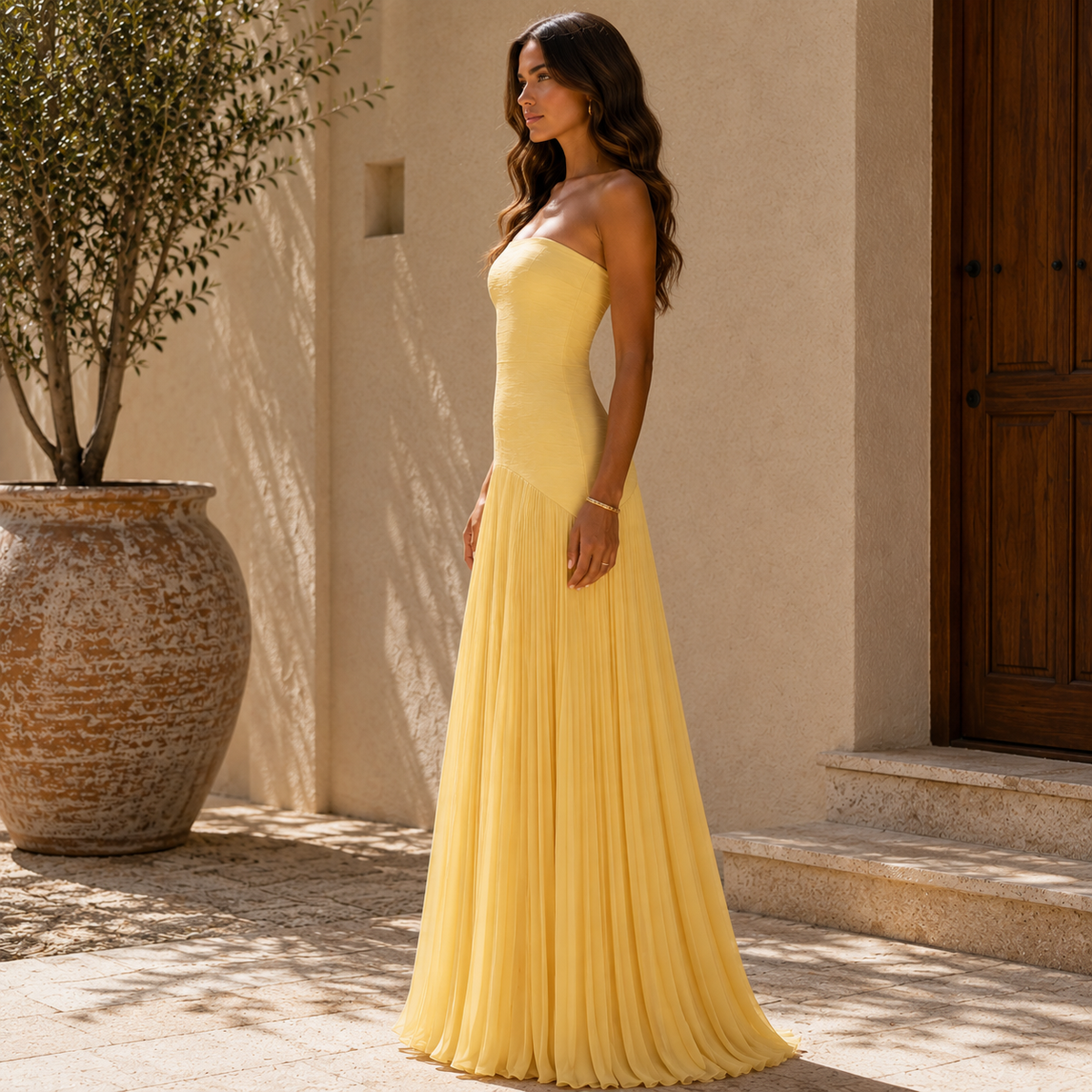 Almudena | Vestido que Estiliza com Delicadeza