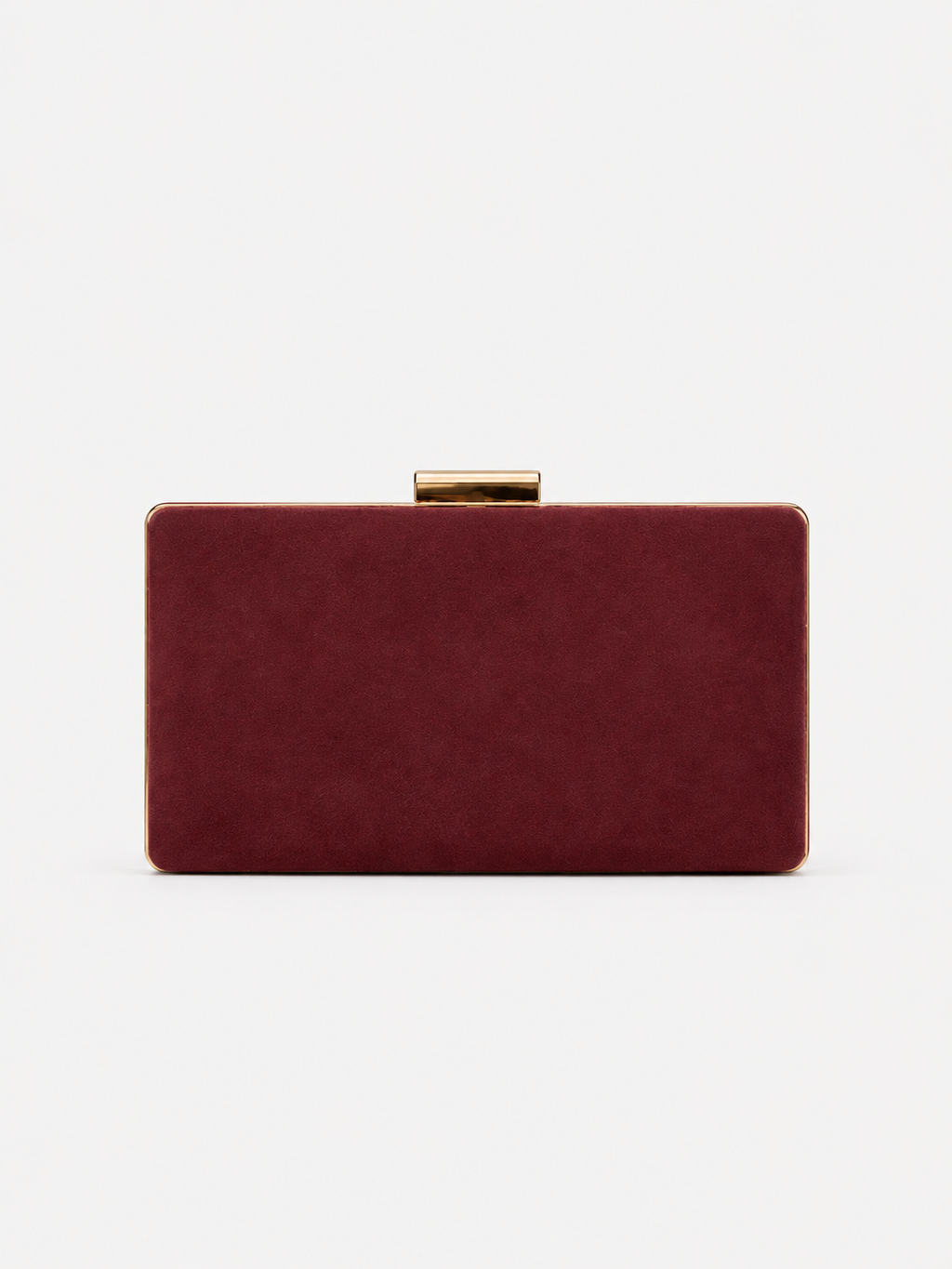 Clutch horizontal cor de bordô