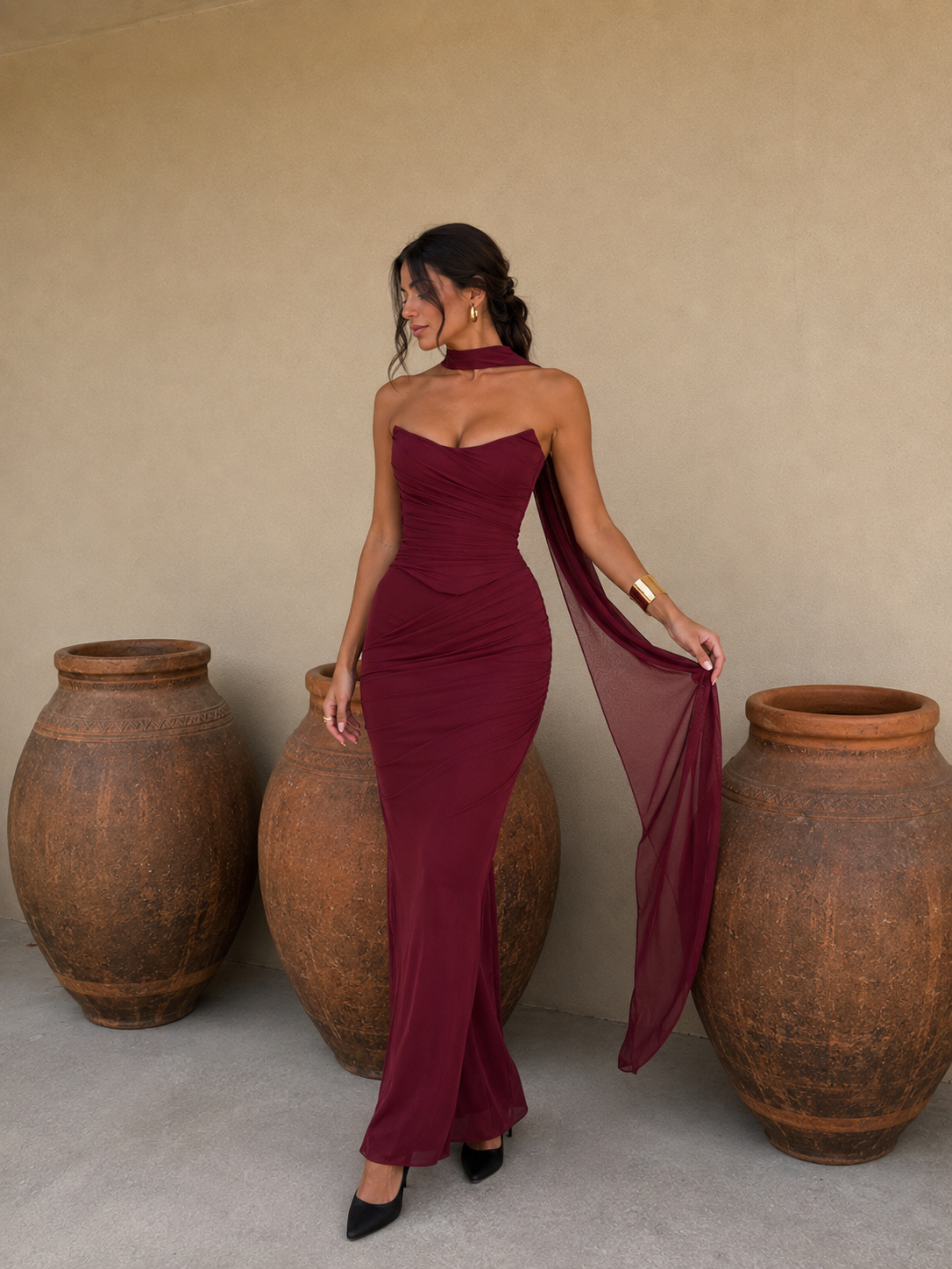Daniela / Vestido com corpete