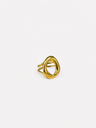 Anillo de aro dorado