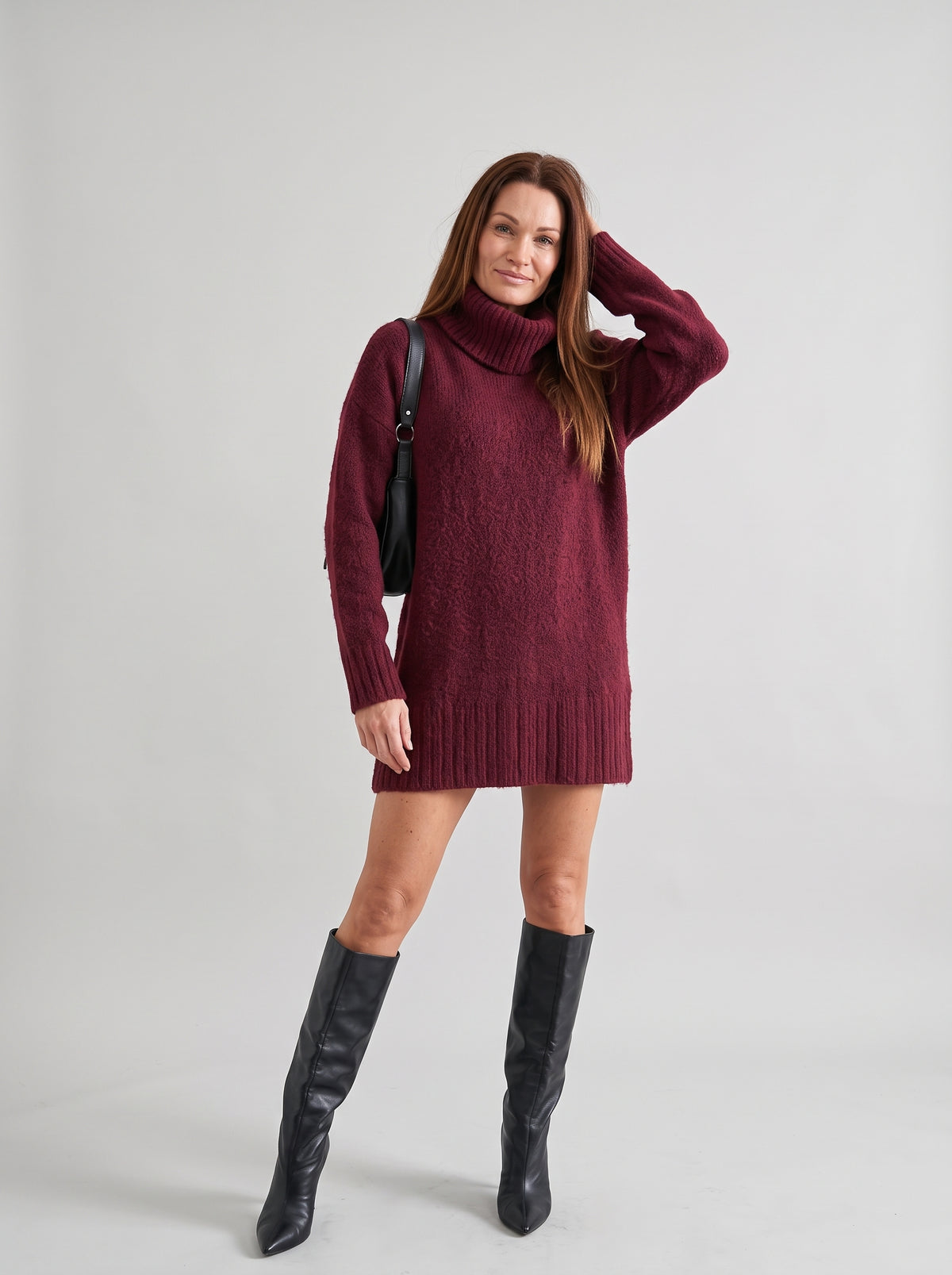 Jersey oversize de punto de lana