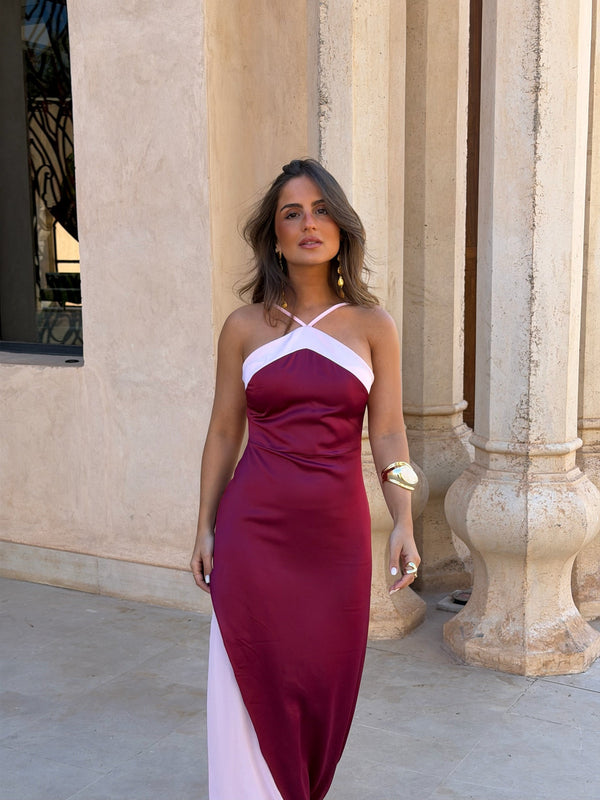 Macarena / Vestido bordô