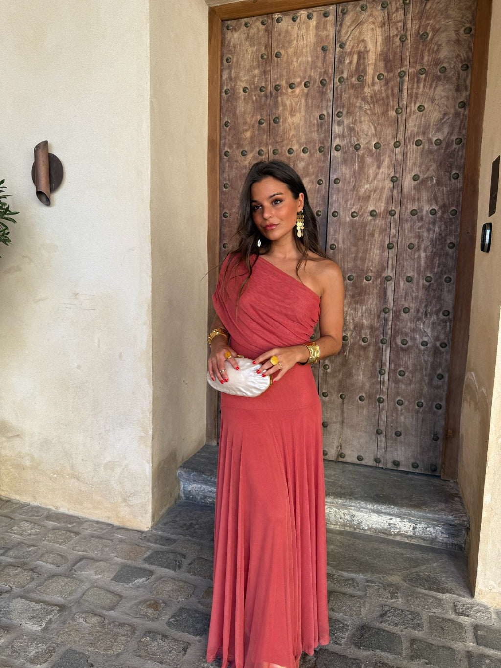 Vestido de Toledo rosa