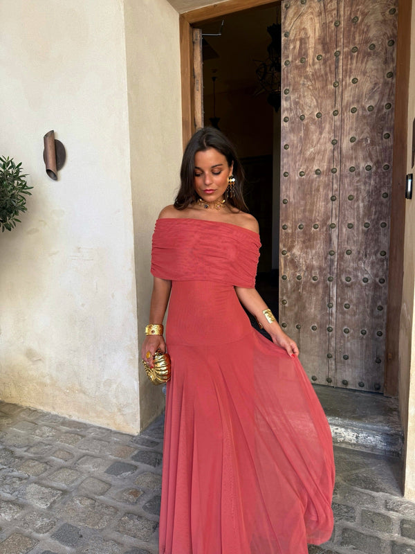 Vestido de Toledo rosa