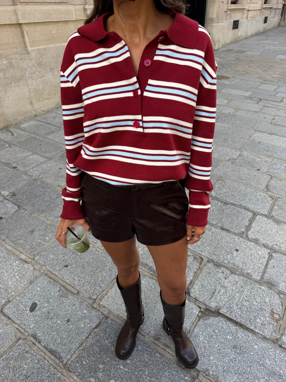 Polo Vermelha Bisou