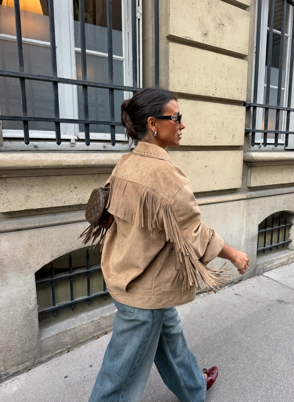 Chaqueta con flecos Mathilde