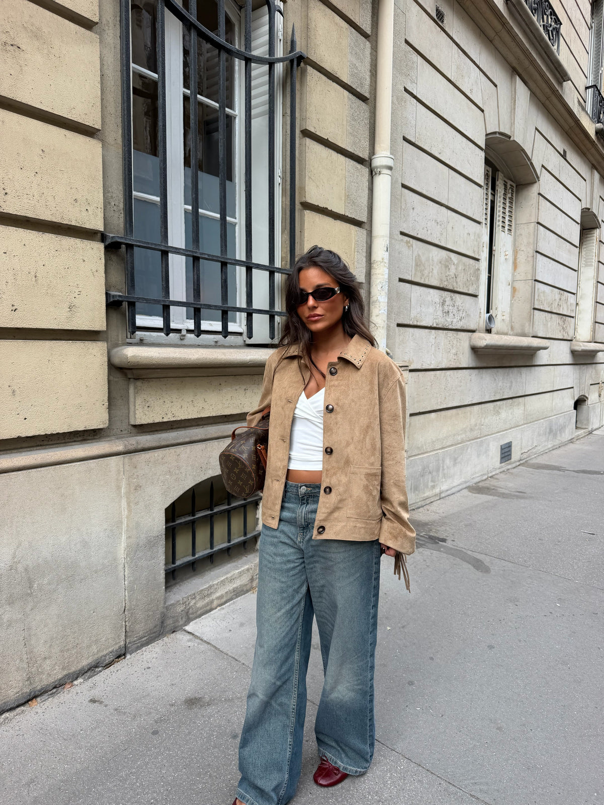 Chaqueta con flecos Mathilde