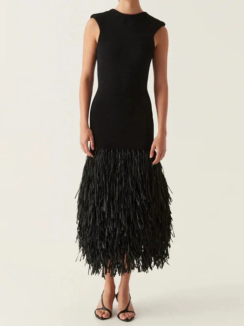 Ana | Vestido Longo com Franjas