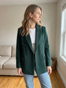 Blazer cruzado de corte informal