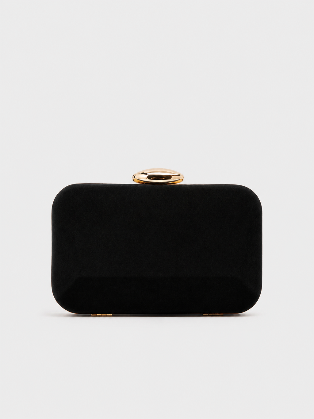 Clutch horizontal oval preta