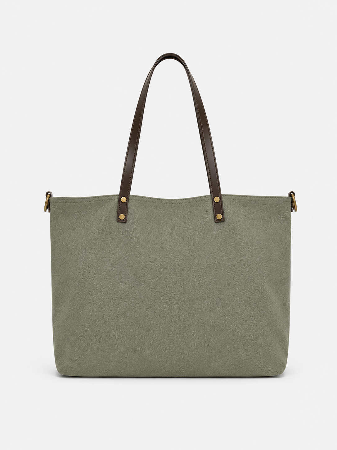 Mala maxi em nylon cáqui