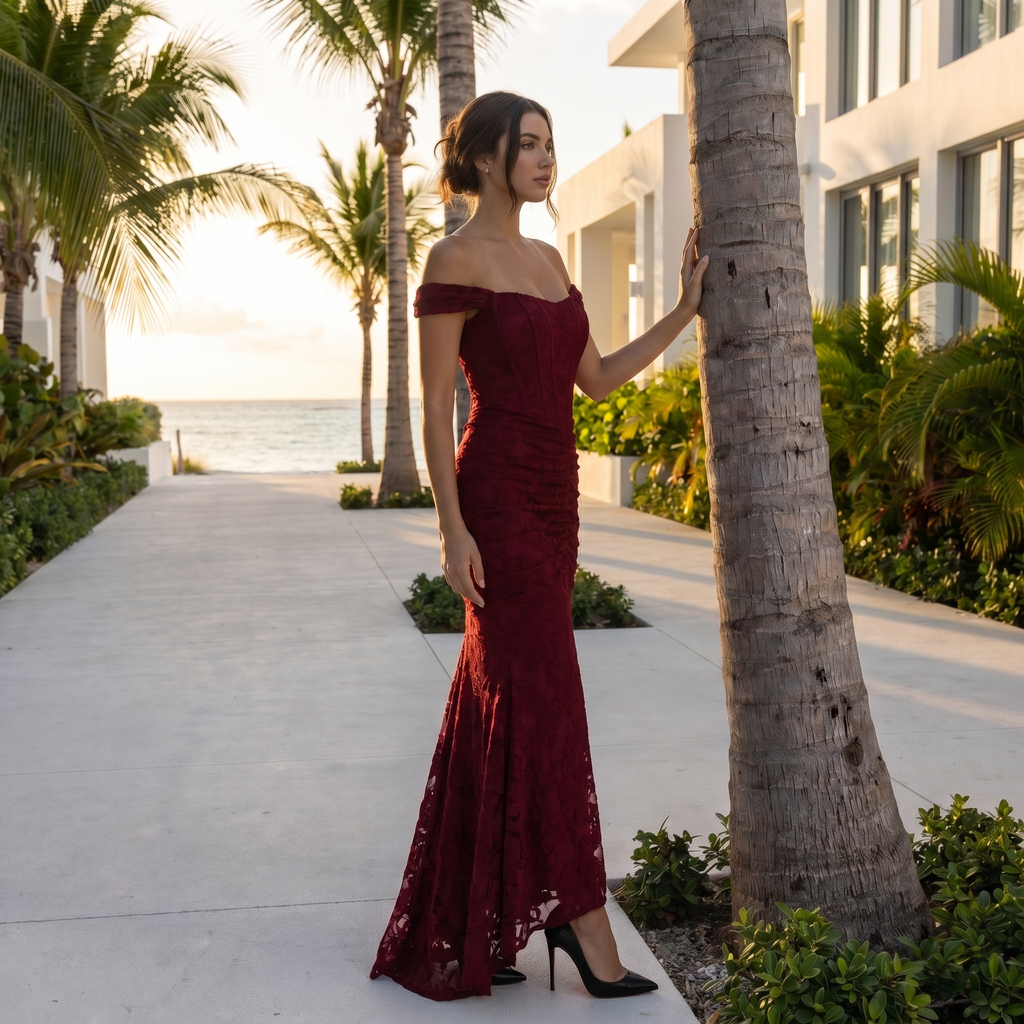 Vestido Marina™ | Elegância que Modela e Realça Sua Figura