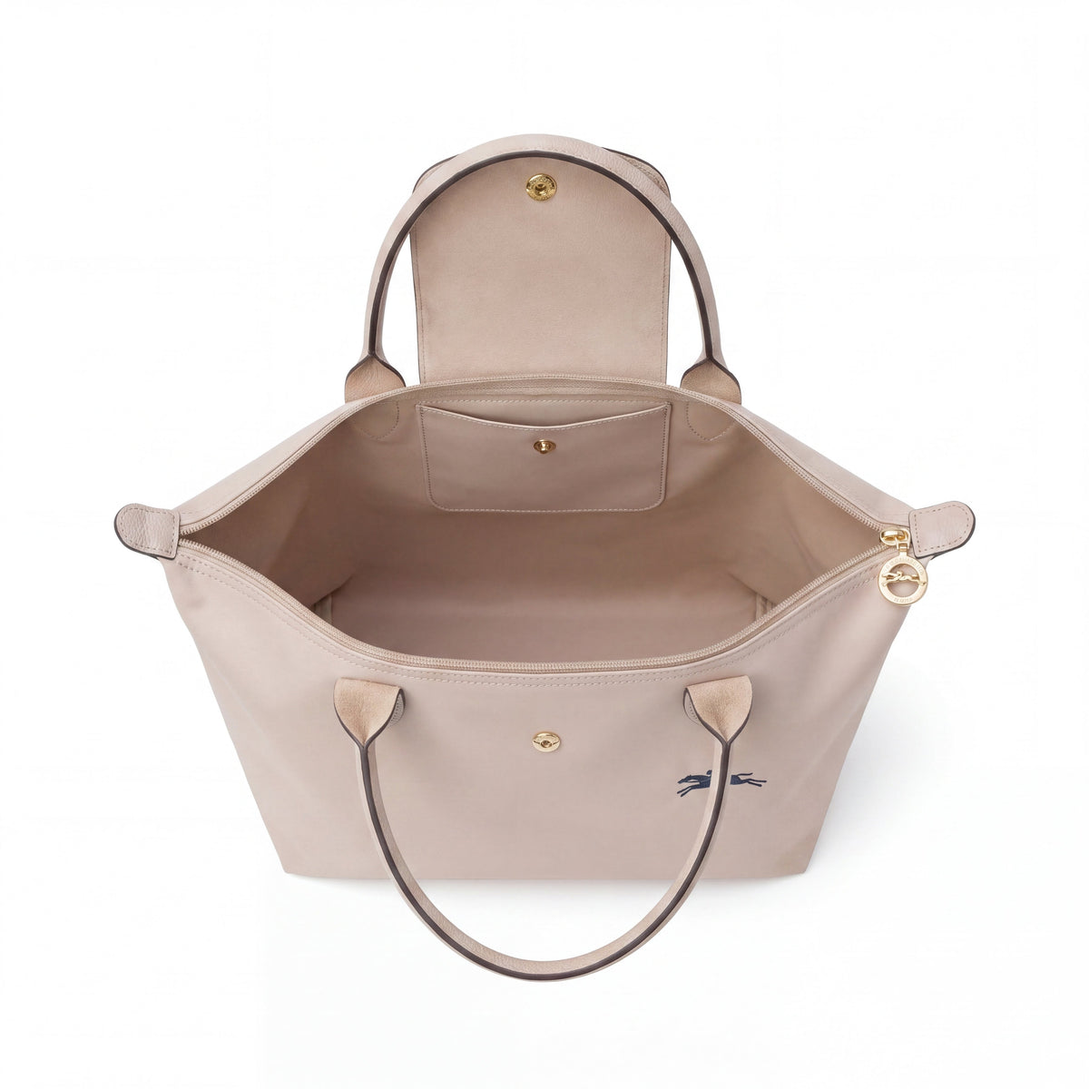 Maleta grande prémium beige claro